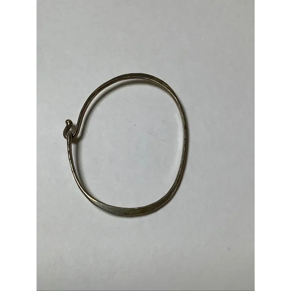 James Avery 925 Sterling Silver Hook-On Bangle Charm Bracelet Minimalist F17-8